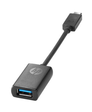 HP USB-C to USB 3.0 Adapter cable USB 0.1409 m Negro