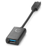 HP USB-C to USB 3.0 Adapter cable USB 0.1409 m Negro