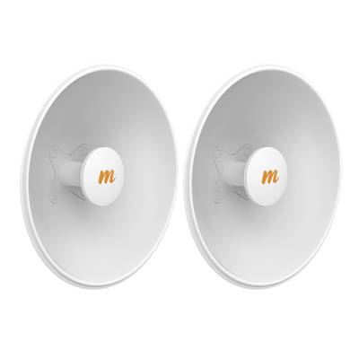 Antenas Modulares Dual Slant Mimosa – 4.9-6.4 Ghz, Dimensiones (42.9Cm), Apertura 45°, Ganancia De 25 Dbi, Diseñada Para Radio C5X. N5-X25-2Pack