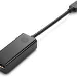 HP USB Type-C to DisplayPort Adapter adaptador gráfico USB Negro