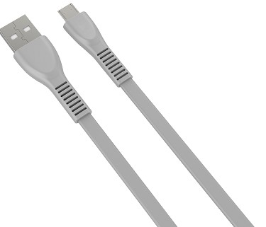 Cable USB A Micro USB Naceb Technology Na-0103G, 1 M, Gris
