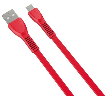 Cable USB A Micro USB Naceb Technology Na-0103R, USB, Micro USB, 1 M, Rojo