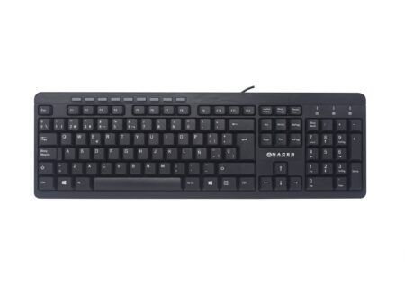 Teclado Multimedia Naceb Technology Na-0109, Estándar, Negro, Alámbrico