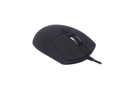 Mouse Naceb Technology Na-0115N – Negro, 6 Botones, Alámbrico, Óptico, 800 – 2400 Dpi