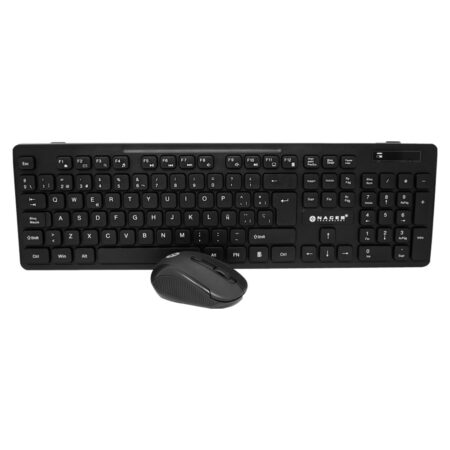 Kit Teclado Y Mouse Naceb Technology Na-0123, 104 Teclas, Negro, 8 – 10 Mts