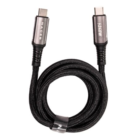 Naceb Cable Tipo-c A C 240w 1m Na-0142