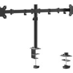 Brazo Para Dos Monitores Naceb (Na-0211), Brazo Para Dos Monitores Na-0211 Negro Ds1703Be Modelo: Na-0211