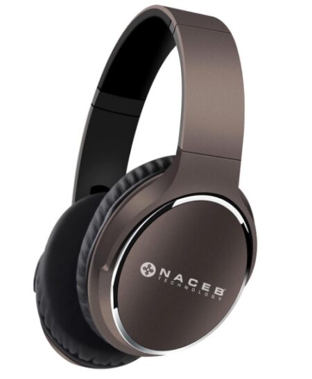 Diadema Bluetooh Fornax Naceb Technology Na-0308C – Café, Bluetooth