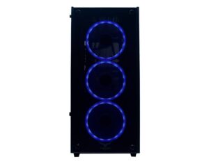 Gabinete Gaming Naceb Technology Player Crystal Case Na-0603, Full Atx, Negro