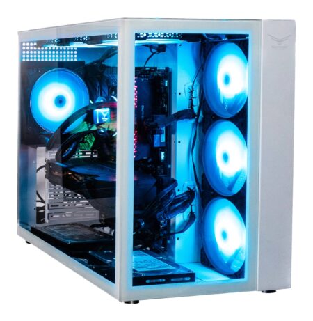 Gabinete Gaming Naceb White Nova Na-0633 Cristal Templado, Micro, Mii, ATX; USB 3.0 Y Tipo C