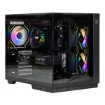 Gabinete Gamer Itx, Microatx, ATX Cristal Templado, Ventiladores 2 Frontales, 1 Posterior Argb, USB 3.0 X1, USB C X1, USB 1.1 X1 HD Audio X1 Na-0638