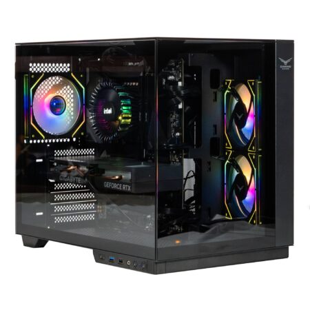 Gabinete Gamer Itx, Microatx, ATX Cristal Templado, Ventiladores 2 Frontales, 1 Posterior Argb, USB 3.0 X1, USB C X1, USB 1.1 X1 HD Audio X1 Na-0638