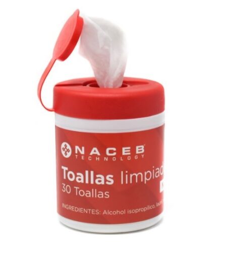 Toallas Naceb Naceb Technology Na-0801, Rojo, Paños Húmedos, Computadoras