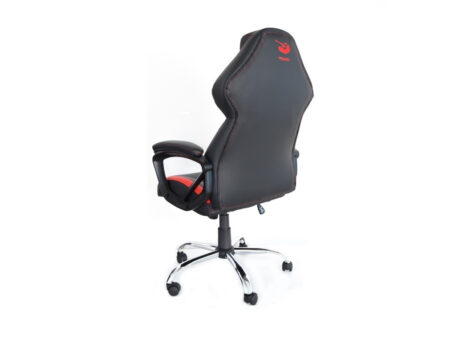 Silla Gaming Naceb Tank Na-0913 Semi-Reclinable/Poliester/Negro-Rojo/Hasta 120Kg