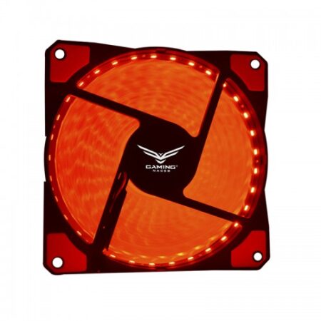 Ventilador Naceb Technology Na-0919R/1X120Mm/33 Leds Rojo/1200 Rpm/Color Negro/Rojo
