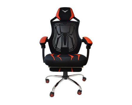 Silla Gaming Naceb Technology Na-0928, Gamer, Asiento Acolchado, Negro/Rojo