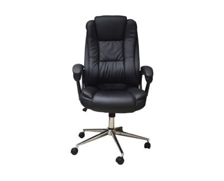 Silla Ejecutiva Naceb Technology Negro Na-0930N, Ejecutiva, Asiento Acolchado, Negro, Vinipiel