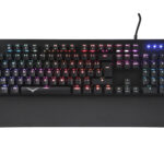 Teclado Gamer Mecanico Naceb Na-0944, Black Cobra, Rgb, Switch Red, Antighosting, Alambrico, Negro, Español