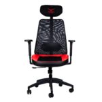 Silla Naceb Gamer Silla De Malla Gamer X-One Color Rojo Na-09S4R
