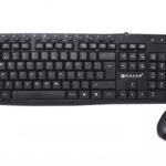 Kit De Teclado Y Mouse Naceb Technology, Estándar, Negro