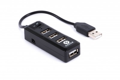 Hub USB Naceb Technology – USB, USB A, Negro