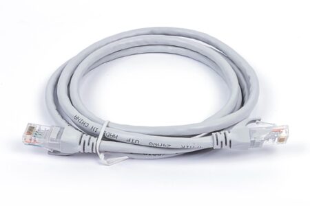 Cable De Red Cat5 RJ45 De 1.5M Gris, Naceb Technology Na-303