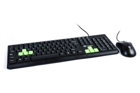 Kit De Teclado Y Mouse Naceb Technology – Estándar, Negro
