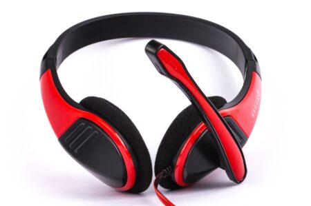 Audífonos Naceb Technology Na-589R, Negro, 3,5 Mm