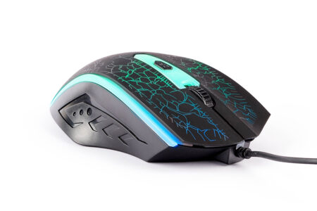 Mouse Naceb Technology Na-592Ne, USB, Juego, Óptico, 1200 Dpi, Multicolor