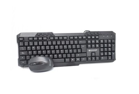 Kit Teclado Y Mouse Negro Naceb Technology Na-618
