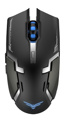Mouse Gaming Naceb Technology Na-631 – RF Inalámbrico, Negro
