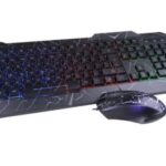 Kit Teclado Y Mouse Gamer Naceb Na-633 Alambrico,USB, Retroiluminado, Negro