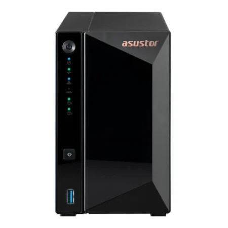 Servidor NAS Asustor As3302T V2 Drivestor 2 Pro Gen2/2Bahias/48Tb/Quad Core 1.7Ghz/Color Negro