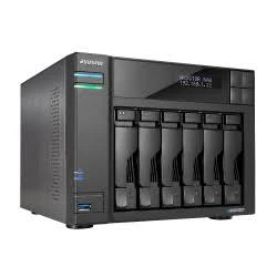 Servidor NAS Asustor As6706T Lockerstor 6/6 Bahias/132Tb/Intel Celeron N5105 2Ghz/USB 3.2/Color Negro