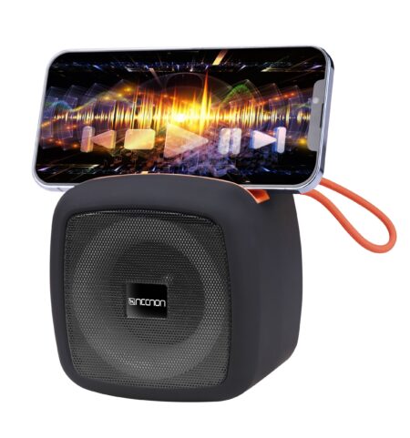Bocina Portatil Necnon Nb-09/Bluetooth 5.1/Micro USB/Aux 3.5Mm/Negro/Nbbsn901Rg
