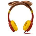 Audifonos On-Ear Alambricos Kids Volumen Seguro A 95Db 3.5 Mml Salida Audio 3.5Mml Hipoalargenico No Toxico Pug Rojo
