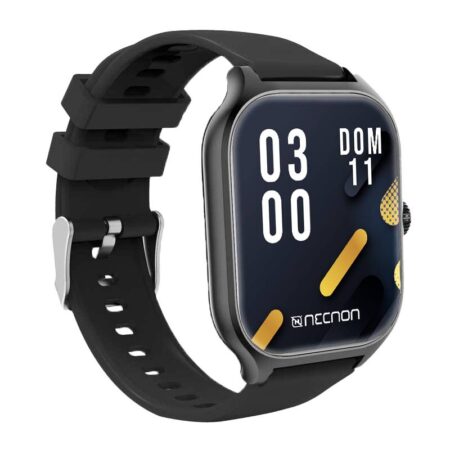 Reloj Smart Watch Necnon Nbsw112421/Nsw-101/Bluetooth 5.0/Android/Ios/IP67/180Mah/Negro
