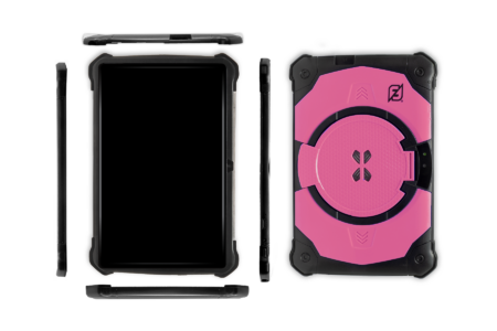 Tablet M002K-2 2Gb RAM 16Gb ROM 7 Pulgadas Android 10 Cam 2 Y 5 Mp Flash Funda Con Stand Incluido Negro/Rosa