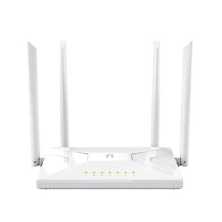 Netis Router Inalámbrico Nc21 - 4 Puertos, WiFi 5, 1200 Mbps, Router, Ap, Wisp, Modo Cliente, Repetidor, 4 Antenas 5 Dbi