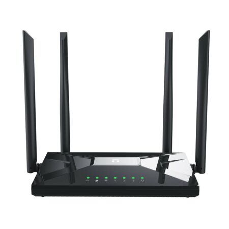 Netis Router Inalambrico Nc65, 4 Puertos, WiFi 5, 1200 Mbps, Router, Ap, Wisp, Modo Cliente, Repetidor, 4 Antenas 5 Dbi, Puerto Gigabit