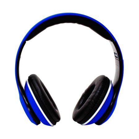 Diadema Audifono Inalambrico Necnon Nbh-01/Bluetooth/3.5Mm/3.5Mml/Radio-Fm/Micro-SD/Manos Libres/Sonido Hi-Fi/Color Azul, Ncab0103Rz