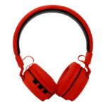 Diadema Audifono Inalambrico Necnon Nbh-05/Bluetooth/300Mah/3.5Mml/Radio-Fm/Memoria-Tf/Manos Libres/Color Rojo, Ncab050200