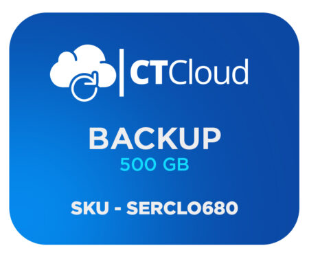 Backup En La Nube Ct Cloud Ncbu500Gb – Servicio De Nube, 500 Gb