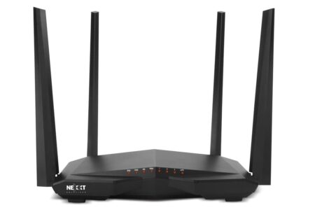 Router Inalámbrico Nexxt Home Ncr-N1200 – 1200 Mbps, Negro