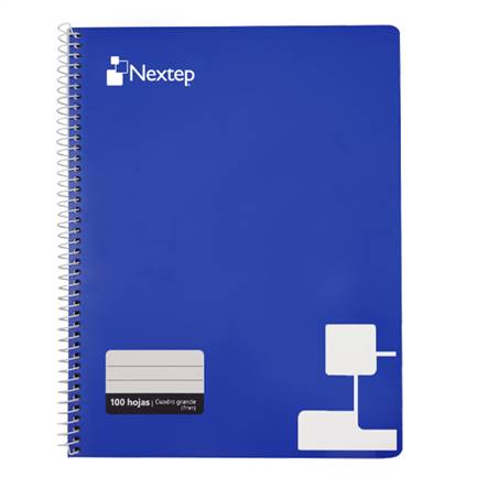 Cuaderno De Espiral Nextep Ne-007G Profesional/De Cuadro Grande C7/Con 100 Hojas