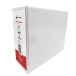 Carpeta Nextep Ne-013C De Vinil/Aro D/"4"/Tamaño Carta/Blanca