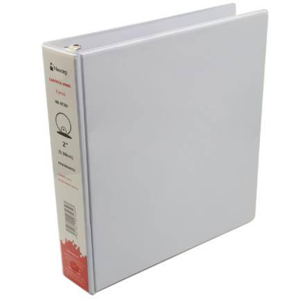 Carpeta Nextep Ne-013D Vinil Aro O De 2 Pulgada Tamaño Carta Color Blanco –