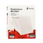 Caja C/100 Piezas De Protector De Hojas Nextep Ne-020/Tamaño Carta/Transparente