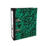 Carpeta Registrador Nextep Ne-050E Tamaño Esquela/Con Broche Metalico/Verde Marmoleado