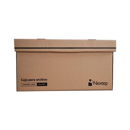 Paquete C/12 Cajas De Archivo Carton Nextep Ne-058C 48X 30.5X 24.2Cm